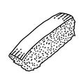 Cornbread Icon. Doodle Hand Drawn or Outline Icon Style Royalty Free Stock Photo