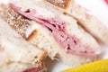 Corned beef reuben sandwich Royalty Free Stock Photo