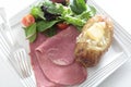 Corned beef salad from above Royalty Free Stock Photo
