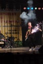 Cornel Ilie soloist Vunk rock band in concert at Giurgiu City Days