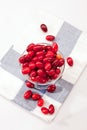 Cornelian cherries Royalty Free Stock Photo