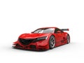 Cornell red concept super sports car