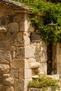 Corner of aged stone building Royalty Free Stock Photo