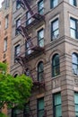 Corner of Bedford Street with Grove Street in Greenwich Village Royalty Free Stock Photo