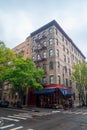 Corner of Bedford Street with Grove Street in Greenwich Village Royalty Free Stock Photo