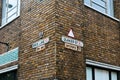 Corner of the Brick Lane and Quaker street, East London
