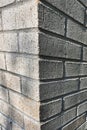 Corner of Brick Wall - Cement and texture