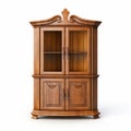 High Quality Corner Cabinet On White Background - High Resolution