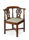 Corner chair old antique wooden mahogany