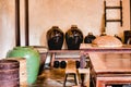 Corner of a Chinese ancient kitchen Royalty Free Stock Photo