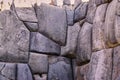 A detail of inca wall Royalty Free Stock Photo