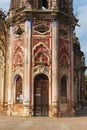 Corner door of Durga temple, Rajnagar palatial complex ruins, Bihar, Royalty Free Stock Photo