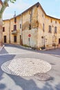 The corner of the house, Tarascon, France Royalty Free Stock Photo