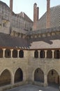 Corner Inner patio of the palace of the Dukes of Braganza