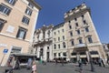 A corner of Largo di Torre Argentina in Rome (Old Town) Italy