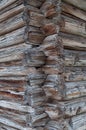 Corner of old log house Royalty Free Stock Photo