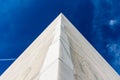 Corner Perpsective Washington Monument Blue Sky Empty Space Abstract District of Columbia Royalty Free Stock Photo