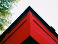 corner of red building
