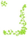 Corner shamrock pattern