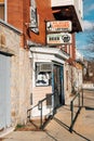 Corner store in Charles Village, Baltimore, Maryland Royalty Free Stock Photo