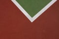 Corner of the tennis court for contrasting backgro Royalty Free Stock Photo
