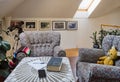 A corner to rest in the attic of a family house