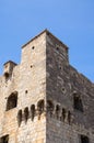 Corner tower of the fortress Nehaj above the city of Senj in Croatia. Royalty Free Stock Photo