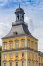 Corner tower of the historic university building in Bonn