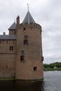 Corner Tower At The Muiderslot Castle At Muiden The Netherlands 31-8-2021