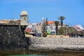 Fort and town, Lagos, Portugal. Royalty Free Stock Photo