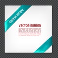 Corner vector ribbon Royalty Free Stock Photo