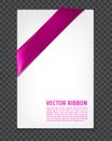 Corner vector ribbon Royalty Free Stock Photo
