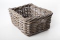 Corner view of an empty basket Royalty Free Stock Photo