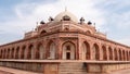 A corner view of humayun`s tomb in delhi Royalty Free Stock Photo