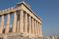 Corner view of the Parthenon Royalty Free Stock Photo