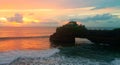 Corner View of Tanah Lot Royalty Free Stock Photo