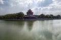 Corner Watchtower of the Imperial Palace in Beijing Forbidden City, Beijing, China Royalty Free Stock Photo