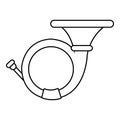 Cornet icon , outline style