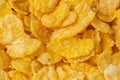 Cornflakes background close up Royalty Free Stock Photo