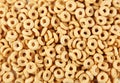 Cornflakes background, close up, yellow Royalty Free Stock Photo