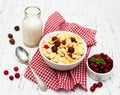 Cornflakes with milk Royalty Free Stock Photo
