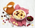 Cornflakes with milk Royalty Free Stock Photo