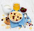 Cornflakes with milk Royalty Free Stock Photo