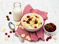 Cornflakes with milk Royalty Free Stock Photo