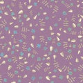 Cornflower pattern. Vector seamless texture