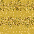 Cornflower pattern. Vector seamless texture