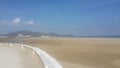 Cornice martil ,martil beach ,morocco. Royalty Free Stock Photo