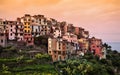 Corniglia, Cinque Terre, Italy. . Royalty Free Stock Photo