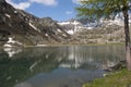 Cornisello Lake, Brenta group, near Madonna of Campiglio Royalty Free Stock Photo