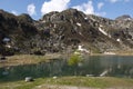 Cornisello Lake, Brenta group, near Madonna of Campiglio Royalty Free Stock Photo